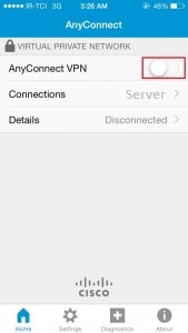 Cisco anyconnect